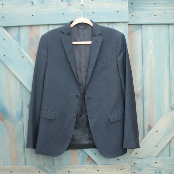 LY Adams Italy Navy Blazer Wool Size US 38 Italian 48 L’Exception - Picture 7 of 9